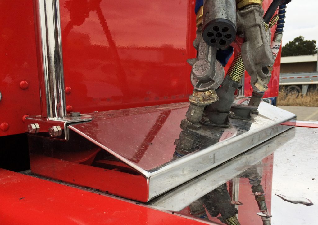 Air line box, truck hookup, deck plate 12 Gauge Custom